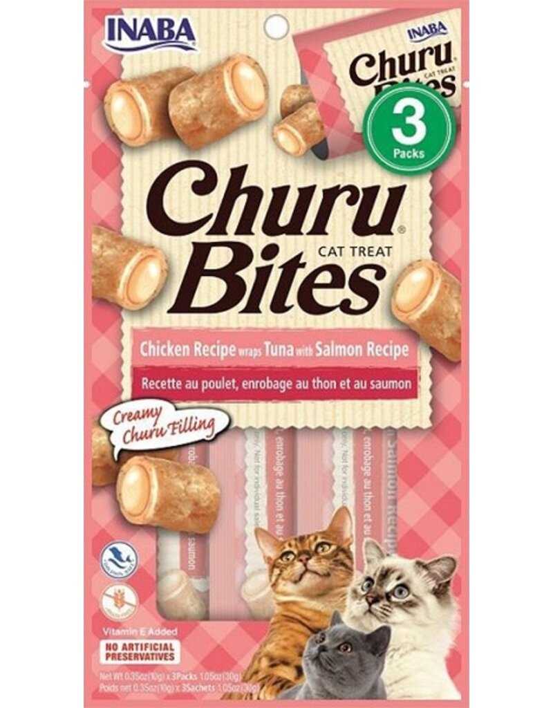 Inaba Inaba Churu Bites Chicken, Tuna & Salmon Wrap Cat Treats .35oz