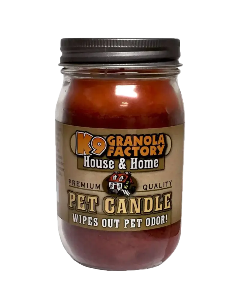 K9 Granola Factory K9 Granola Factory House & Home Collection, Autumn Leaf Pet Odor Eliminator Candle, 16oz
