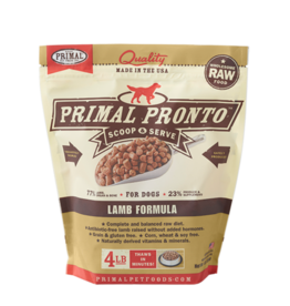 Primal Primal Frozen Raw Pronto Lamb Formula Dog Food 4LB