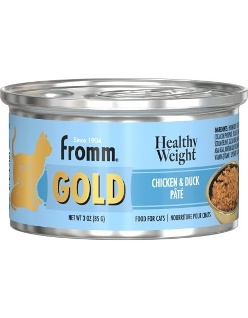 Fromm Fromm Gold Cc 3oz/12 Hlthy Wght Chkn Dck Pate