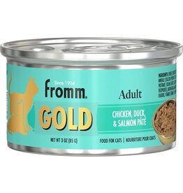 Fromm Fromm Family Gold Chicken, Duck & Salmon Pate Canned Cat Food 3oz