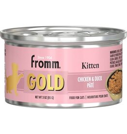Fromm Fromm Family Gold Chicken & Duck Pate Canned Kitten Food 3oz