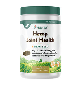 NaturVet Naturvet Dog Joint Health Hemp Chew 60 Count