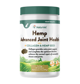 NaturVet Naturvet Dog Hemp Advanced Joint Chew 60 Count