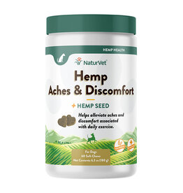 NaturVet Naturvet Dog Aches Hemp Chew 60 Count