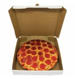 FabDog Fabdog Super Squeaker Pizza 10" Dog Toy