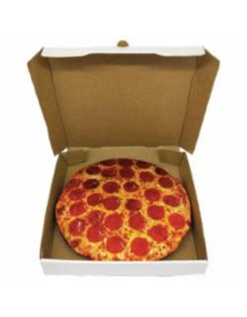 FabDog Fabdog Super Squeaker Pizza 10" Dog Toy