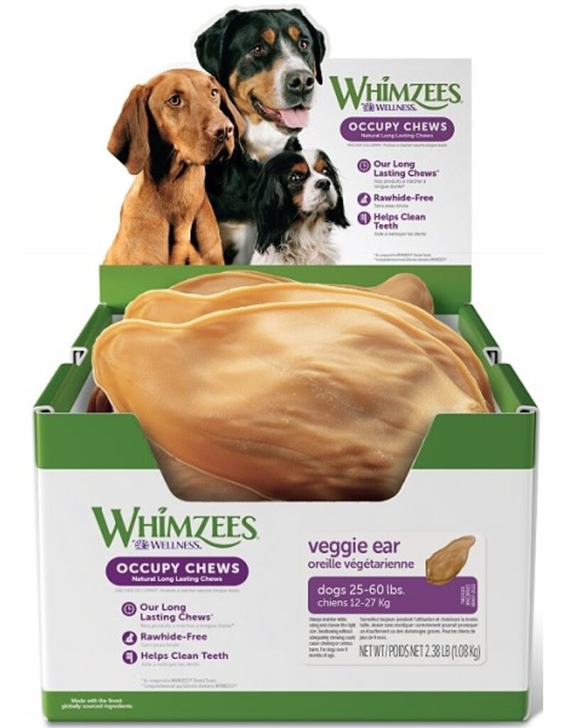 WHIMZEE Whimzees Large Veggie Ear Dental Treat For Dogs (Individual)
