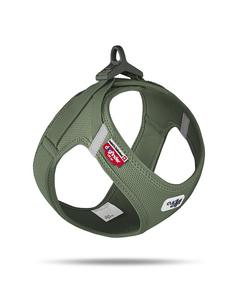 Curli Curli Vest Harness curli Clasp Air-Mesh Moss Large