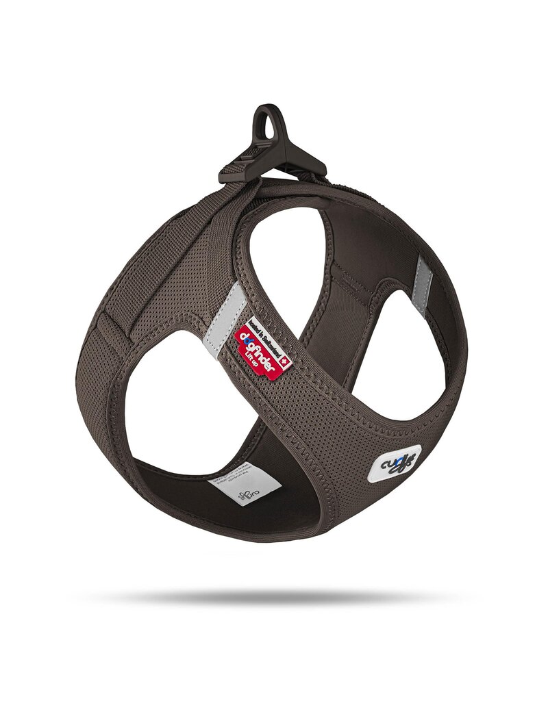 Curli Curli Vest Harness Curli Clasp Air-Mesh Brown Medium