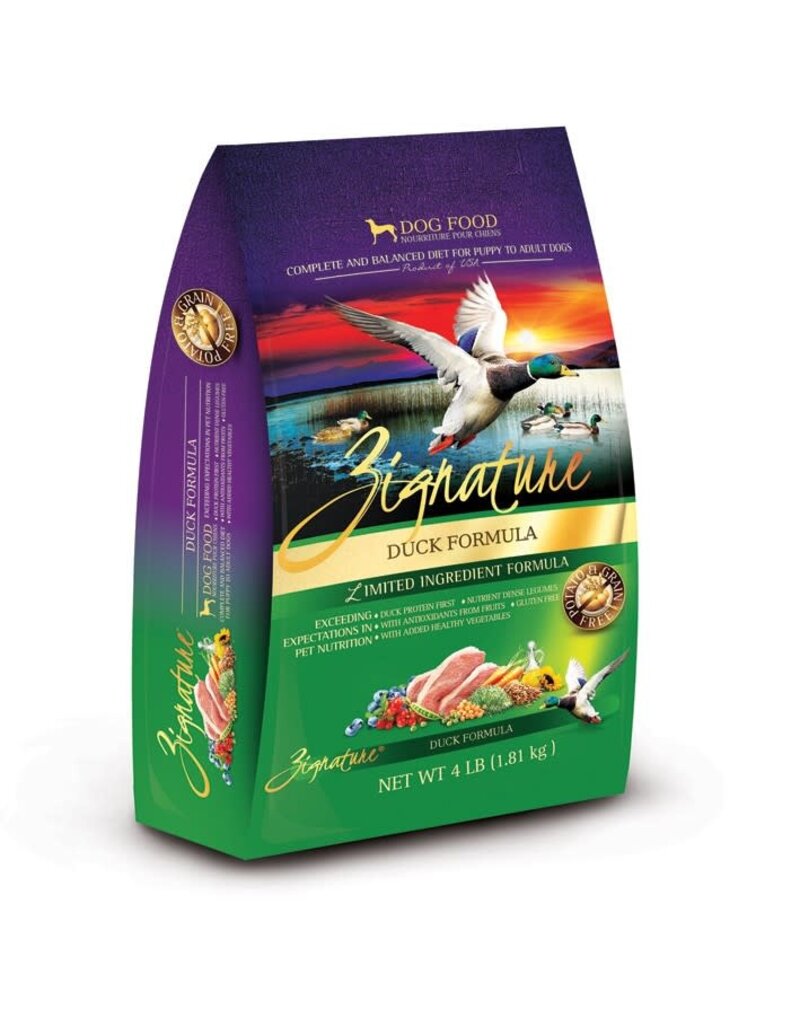 Zignature Zignature Duck Limited Ingredient Formula Grain-Free Dry Dog Food