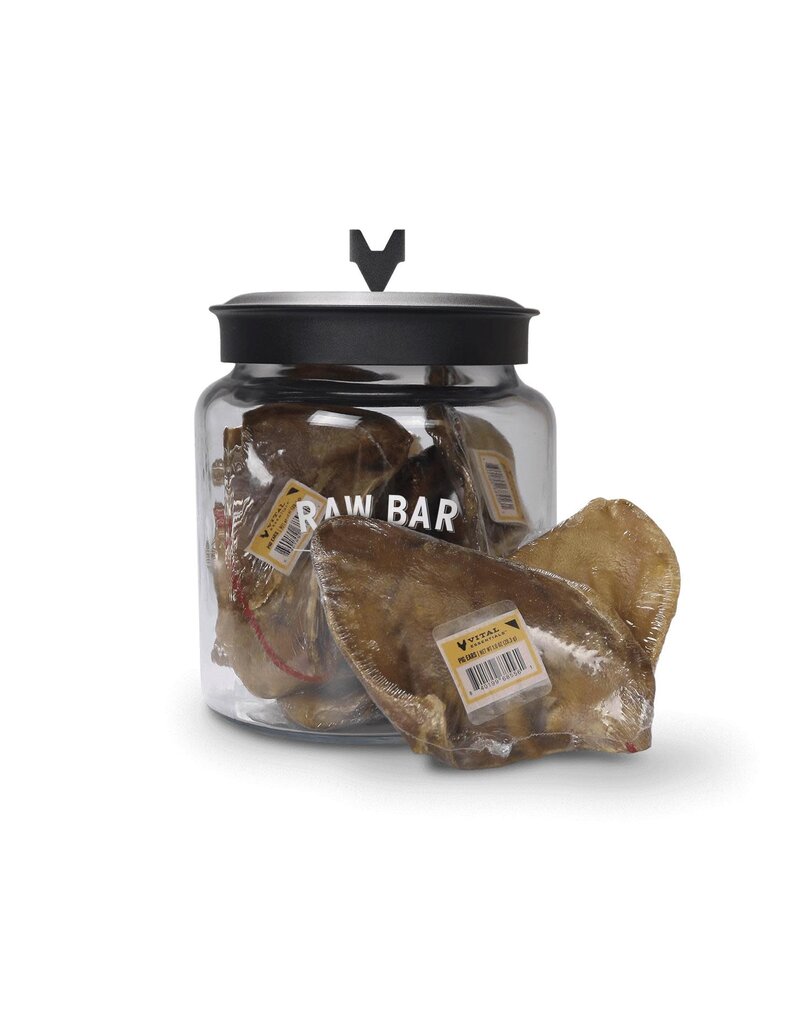 Vital Essentials Vital Essentials Raw Bar Freeze Dried Pig Ear Dog Treats 18 oz