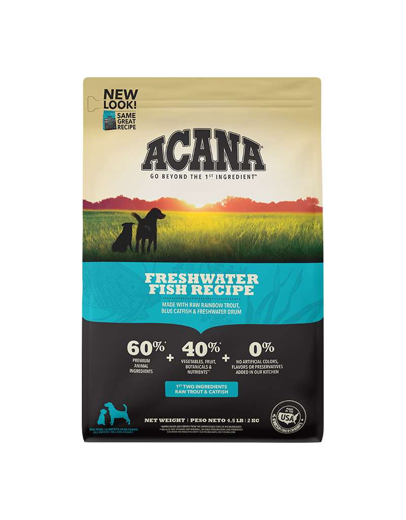 Acana Acana Heritage Freshwater Fish Formula Dry Dog Food 4.5lb
