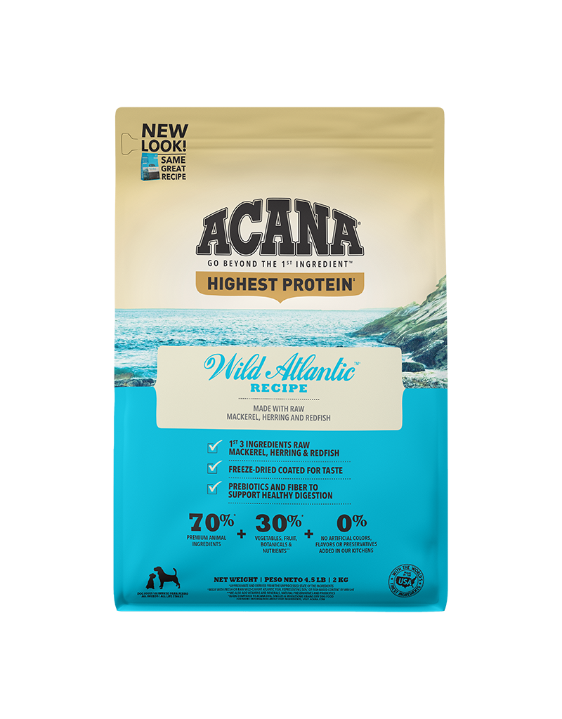 Acana Acana Regionals Wild Atlantic Fresh Kentuckey Greens/ Wild Caught New England Fish Formula Grain Free Dry Dog Food 4.5lb
