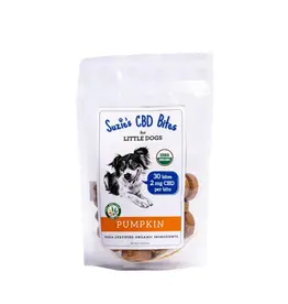 Suzie's CBD Suzie's CBD Bites Pumpkin Recipe For Little Dogs 2mg 30 Count