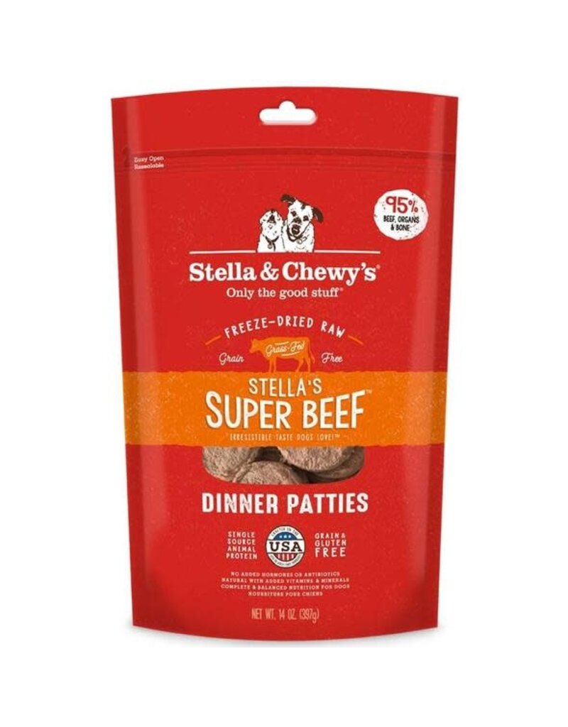 Stella & Chewy's Stella & Chewy's Freeze Dried Raw Stella's Super Beef Dinner Patties For Dogs 25oz