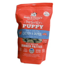 Stella & Chewy's Stella & Chewy's Freeze Dried Raw Perfectly Puppy Chicken & Salmon Dinner Patties For Puppies 5.5oz