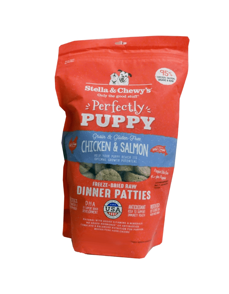 Stella & Chewy's Stella & Chewy's Freeze Dried Raw Perfectly Puppy Chicken & Salmon Dinner Patties For Puppies 5.5oz