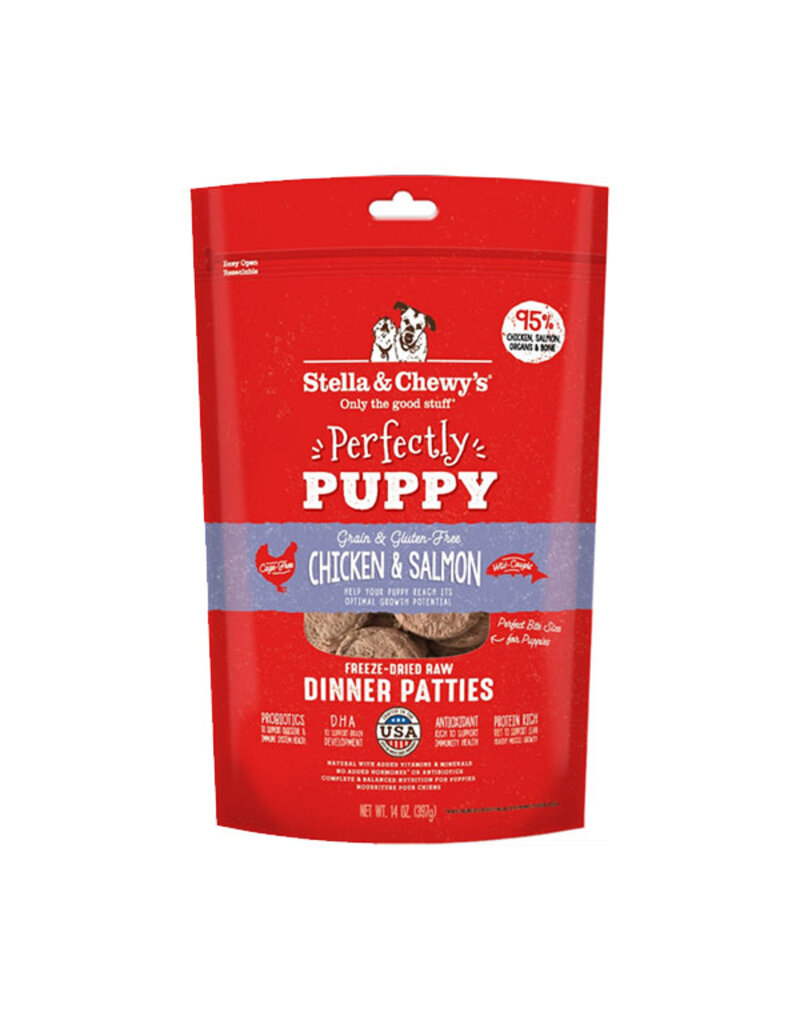 Stella & Chewy's Stella & Chewy's Freeze Dried Raw Perfectly Puppy Chicken & Salmon Dinner Patties For Puppies 14oz