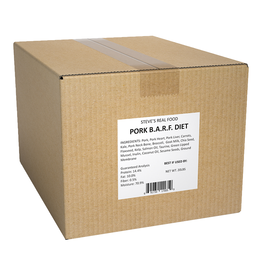 Steve's Real Food Frozen Raw Pork Patties Bulk 20LB