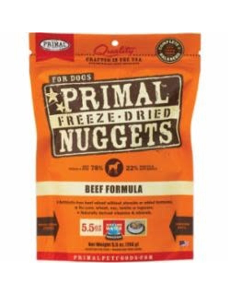 Primal Primal Freeze Dried Raw Beef Formula Dog Food 5.5oz