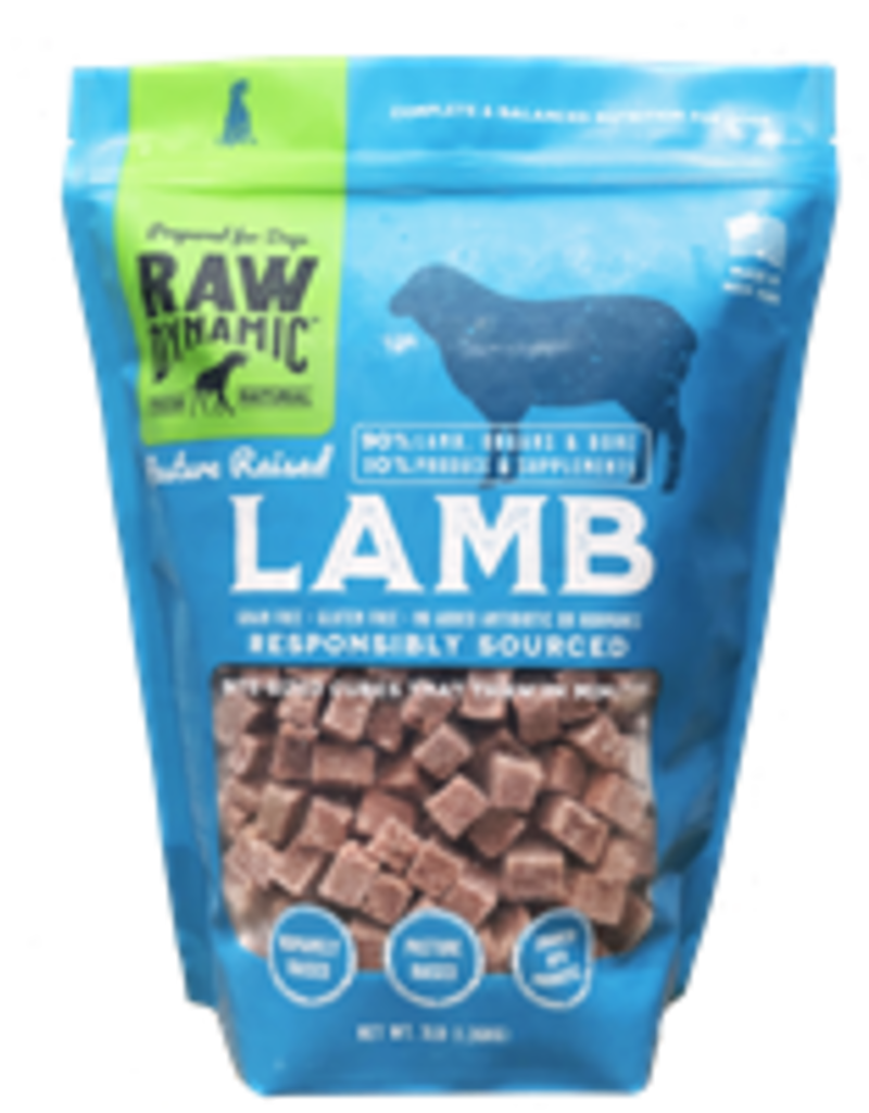 Raw Dynamic Raw Dynamic Frozen Raw Lamb Recipe Dog Food 6 LB