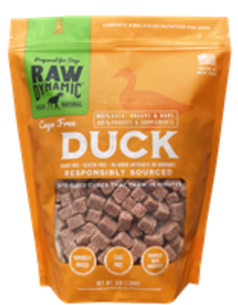 Raw Dynamic Raw Dynamic Frozen Raw Duck Recipe Dog Food 6LB