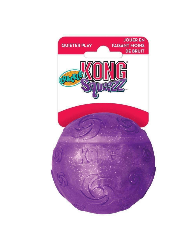 Kong Kong Squeezz Crackle Ball for Dogs Color Varies Medium