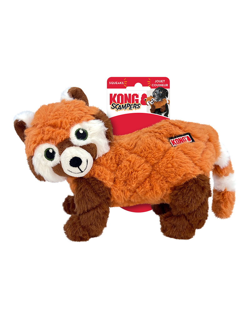 Kong KONG DOG SCAMPERS RED PANDA MEDIUM