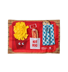 Outward Hound Outward Hound Activity Matz Fast Food Fun Game Plush Dog Puzzle Mat