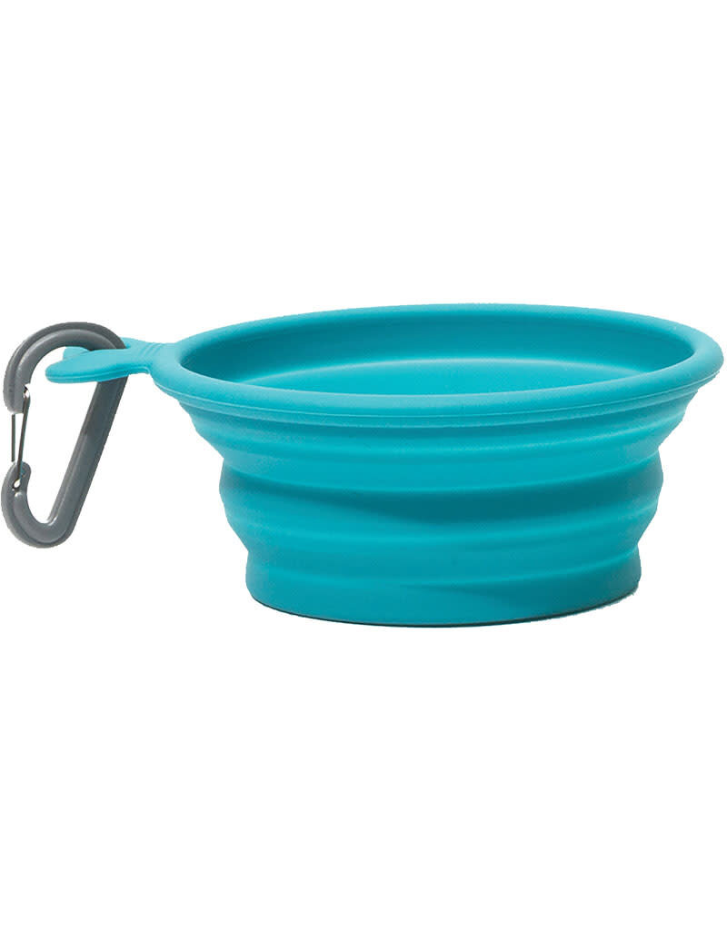 MESSY MUTTS DOG COLLAPSIBLE BOWL BLUE 3 CUP