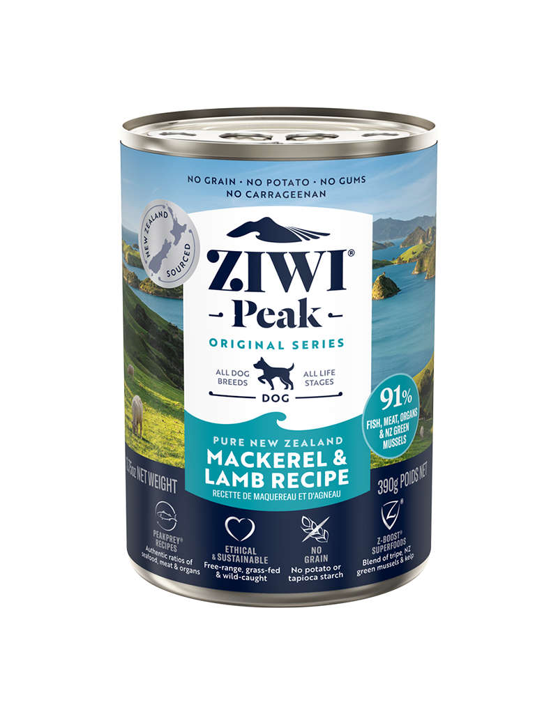 Ziwi DOG MACKEREL & LAMB 13.75OZ 12 PACK