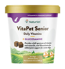 NATURVET DOG VITA SENIOR CHEW 60 COUNT