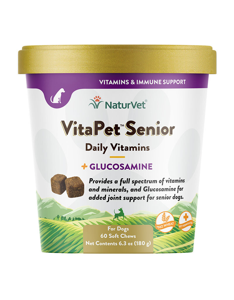 NATURVET DOG VITA SENIOR CHEW 60 COUNT