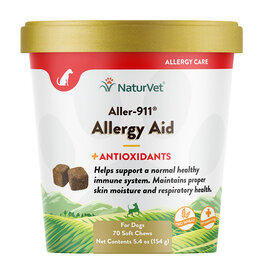 NaturVet NATURVET DOG ALLERGY-911 ANTIOXIDANT CHEW 70 COUNT