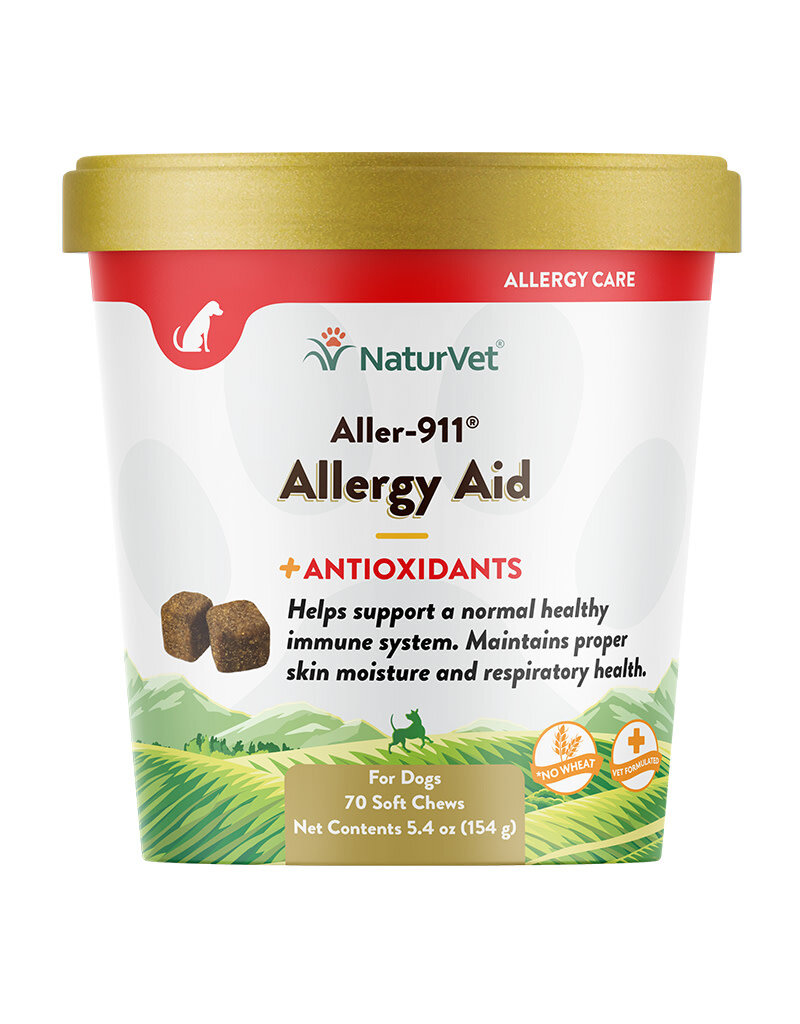 NaturVet NATURVET DOG ALLERGY-911 ANTIOXIDANT CHEW 70 COUNT