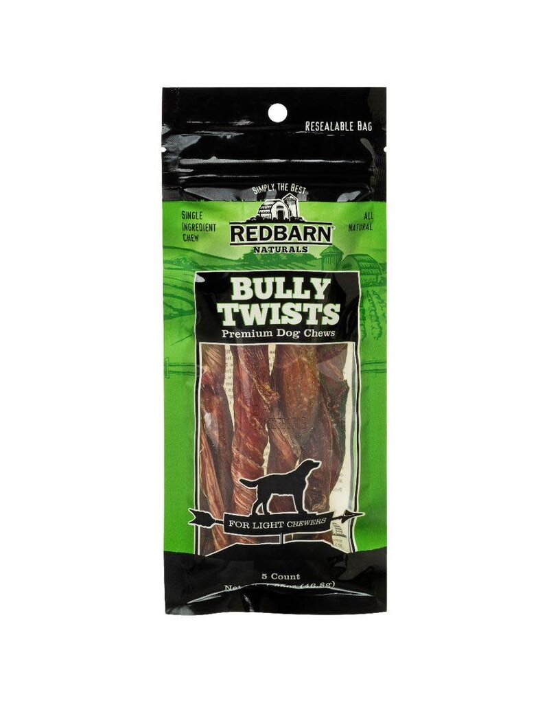Redbarn Bully Twists Dog Treat 5 pack C=24