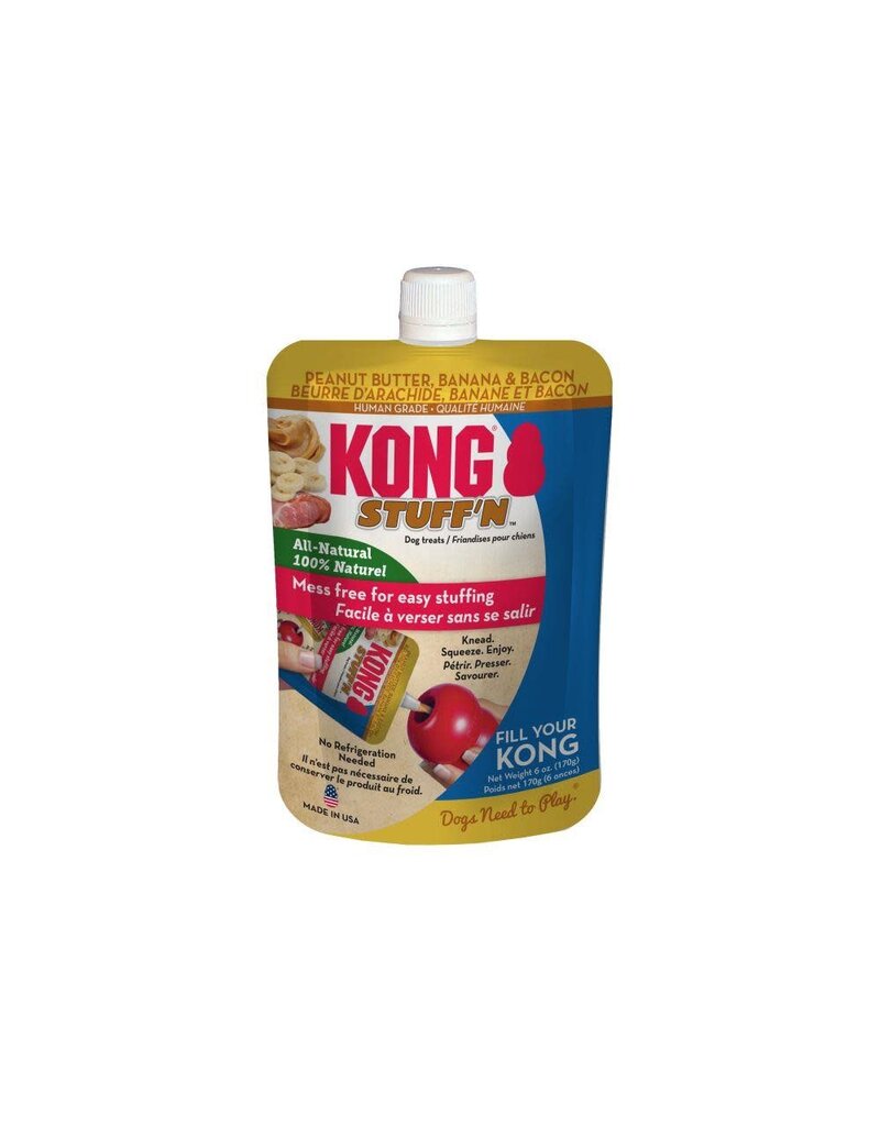 Kong Stuff'N All Natural Peanut Butter Bacon Banana Treat 6 oz