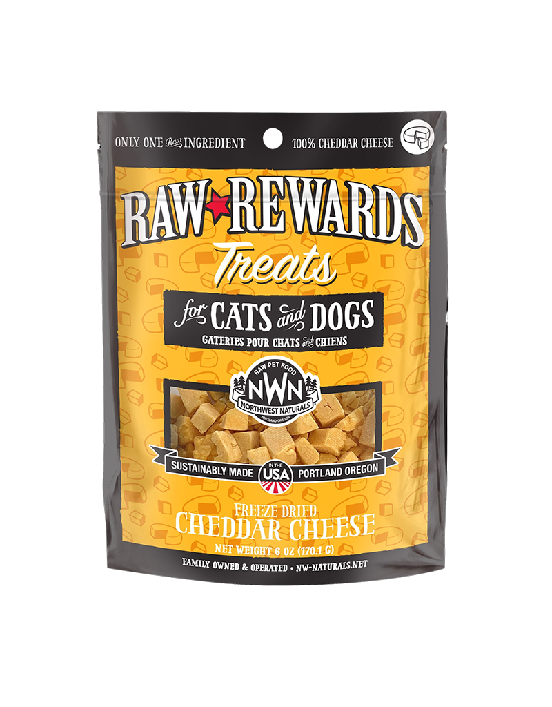Northwest Naturals NORTHWEST NATURALS DOG FREEZE DRIED TREAT CHEDDAR CHEESE 6OZ