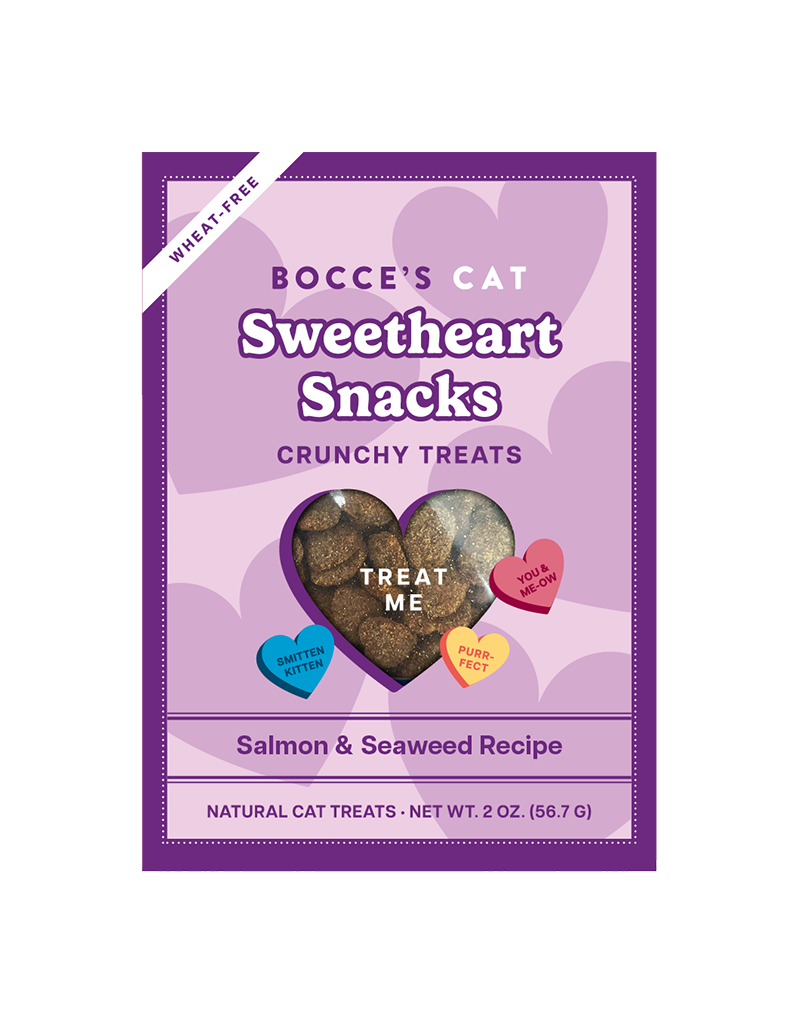 BOCCE'S BAKERY CAT BISCUIT SWEETHEART SNACKS 2OZ