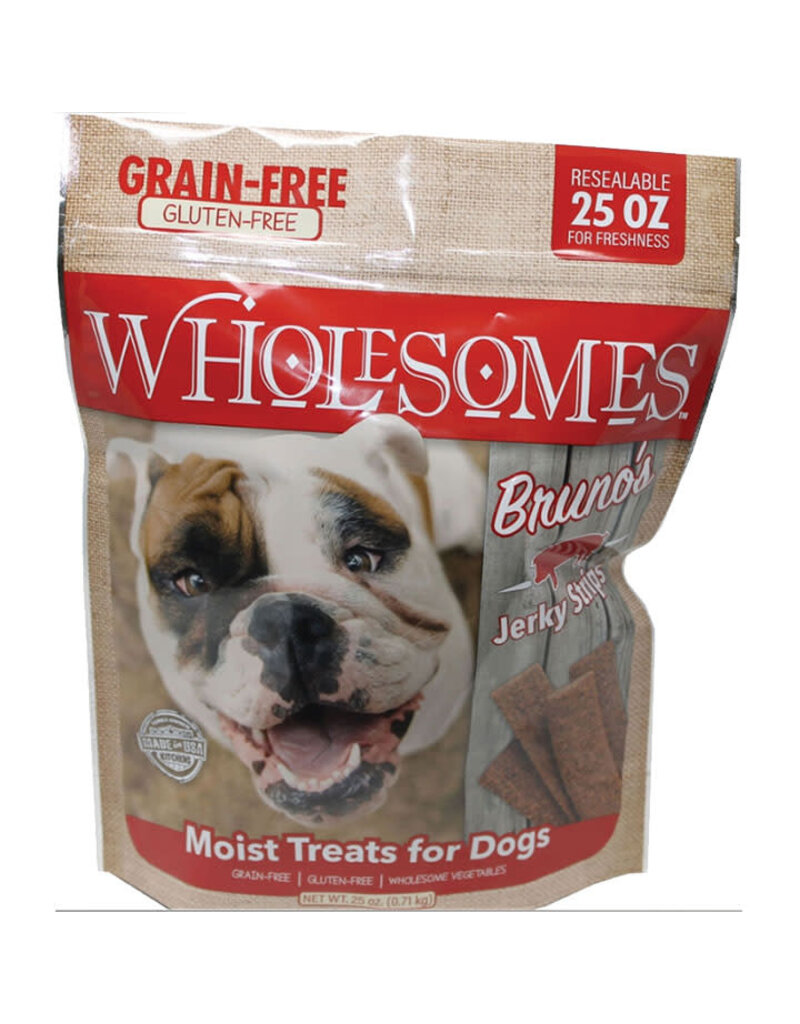 Wholesomes Rewards SPORT MIX DOG WHOLESOMES GRAIN FREE JERKY STRIPS BRUNO 25OZ