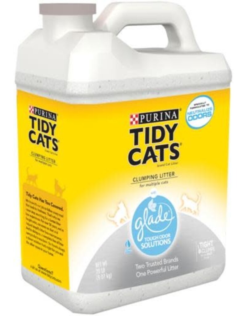 Purina Tidy Cats Glade Tough Odor Solutions Clumping Cat Litter 20 lb
