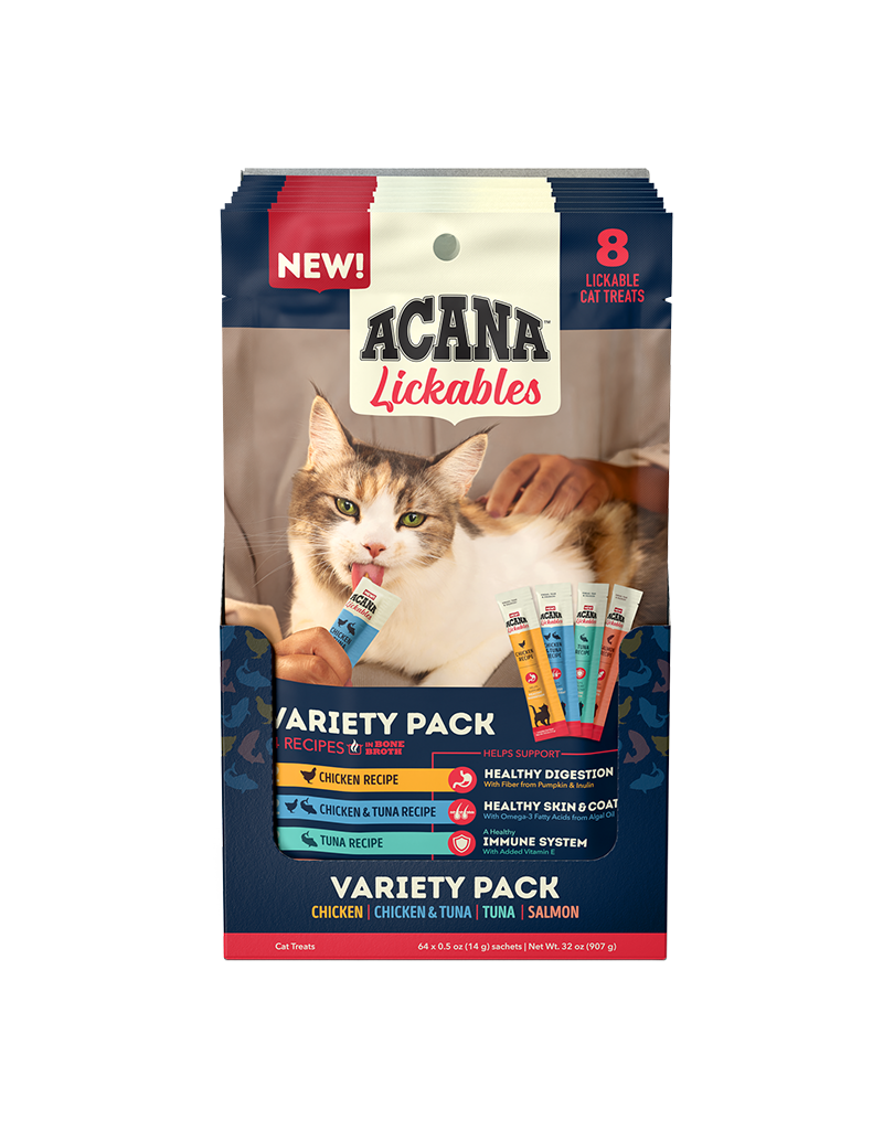 ACANA CAT LICKABLES VARIETY 4OZ