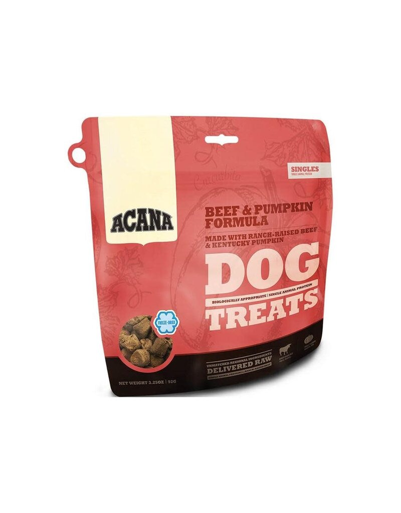 Acana Acana Freeze Dried Singles Beef & Pumpkin Dog Treats 3.25 oz