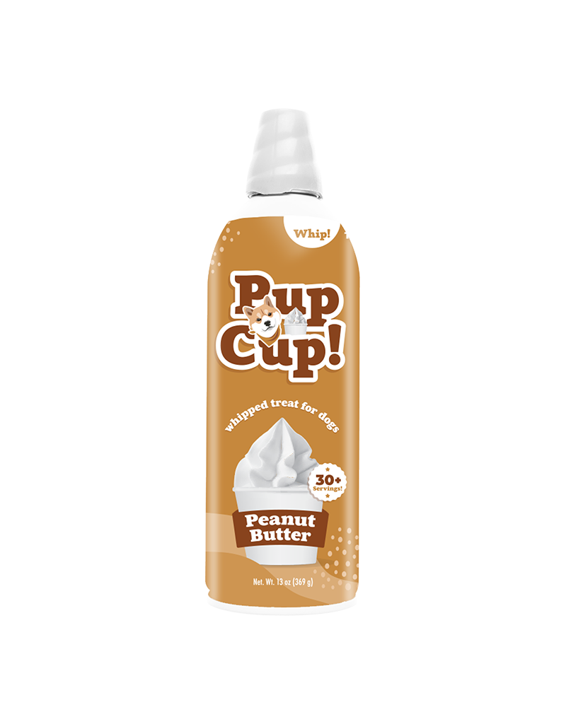 PUPCUP! DOG FROZEN WHIPPED CREAM PEANUT BUTTER 13OZ