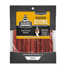 BUTCHER'S COMPANION SAUSAGE STICKS PORK & LIVER 6.17OZ
