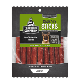 BUTCHER'S COMPANION SAUSAGE STICKS BEEF & VEG 5.29OZ