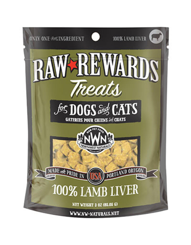 Northwest Naturals Freeze-Dried Liver Treats, Lamb 3 oz