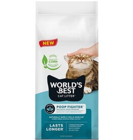 Worlds Best Cat Litter World's Best Poop Fighter 8lb/3 Multi Cat Scented Light Blue