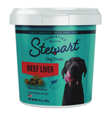 Stewart Freeze Dried Beef Liver Dog Treats Tub 12 oz